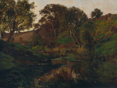 Abend, Merri Creek von Julian Rossi Ashton